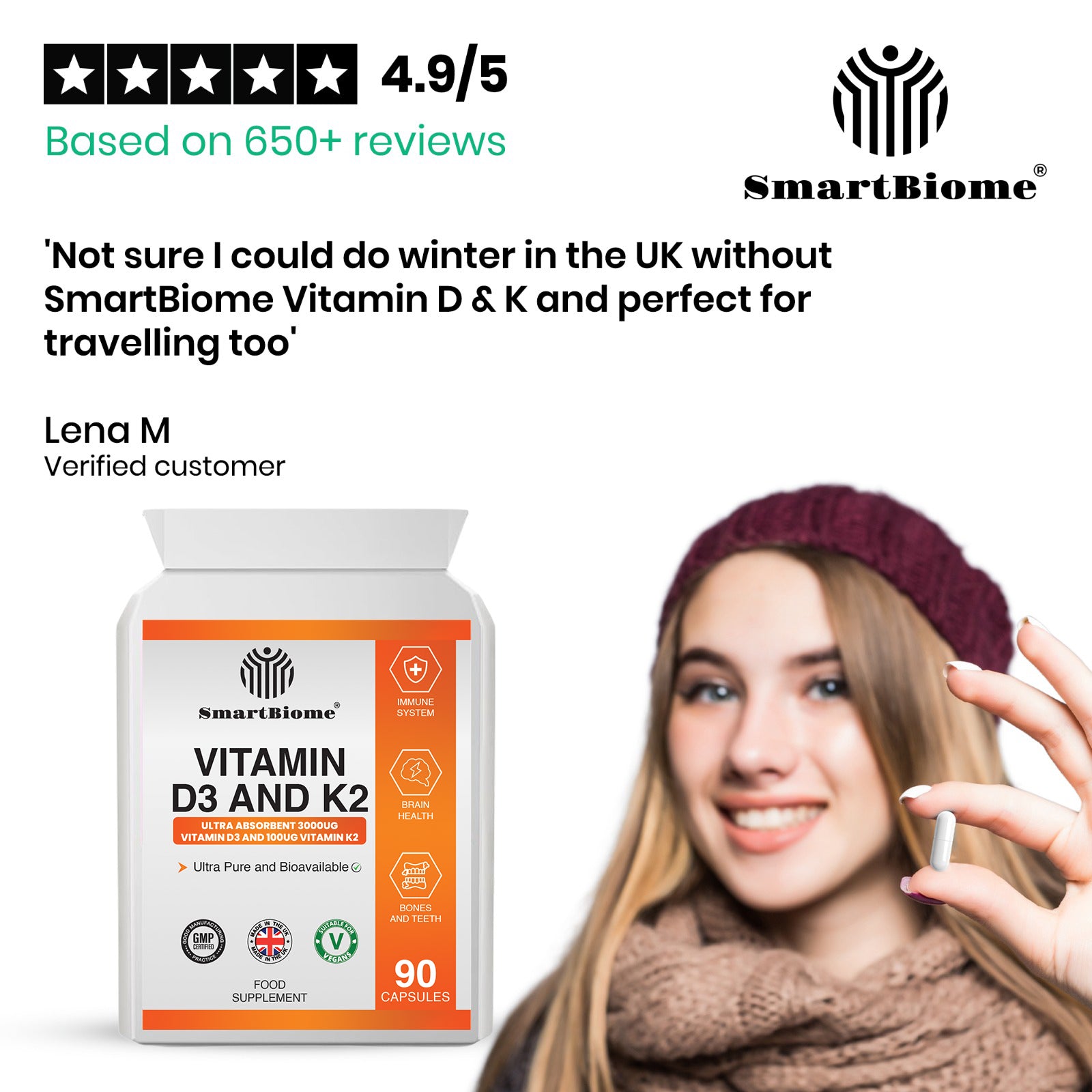 SMART VITAMIN D3 & K2
