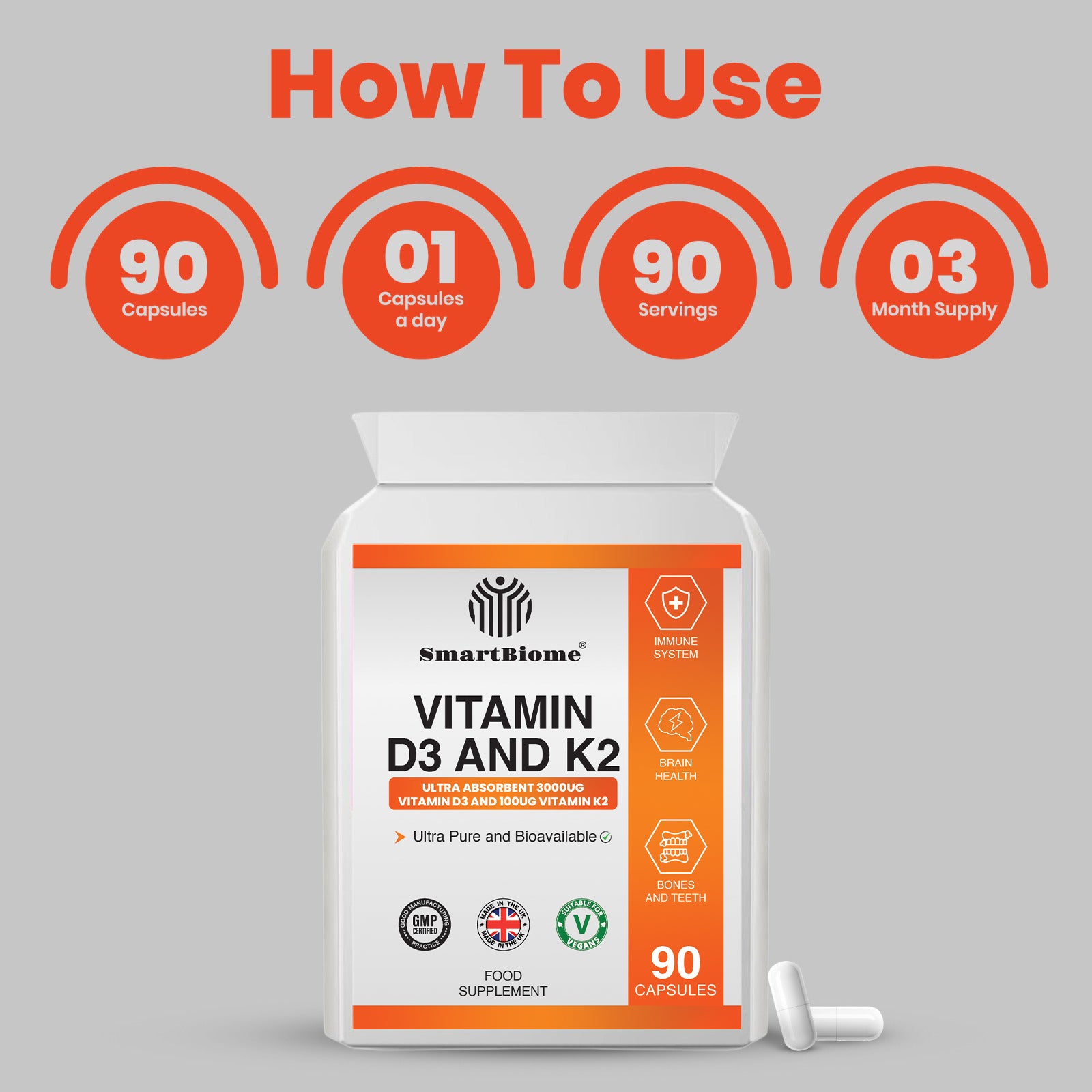 SMART VITAMIN D3 & K2